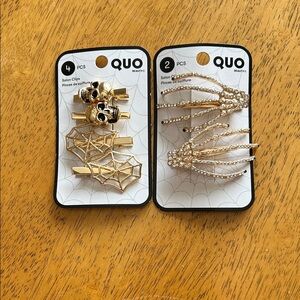 Quo Beauty Gold Hair Clips Set